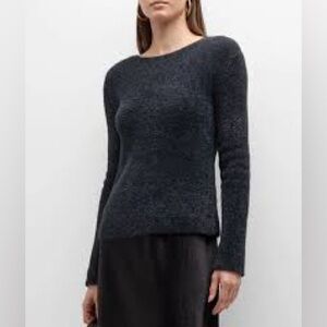 ❄️ Vince Metallic Soft Eyelash Pullover Sweater